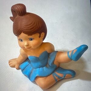Bans Vintage Ballerina Figurine Ceramic Girl Decor